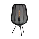Черна настолна лампа (височина 60 cm) Plumeria - Light & Living