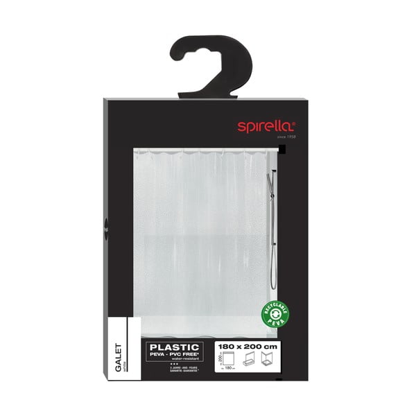 Завеса за душ 180x200 cm Galets – Spirella-image-4