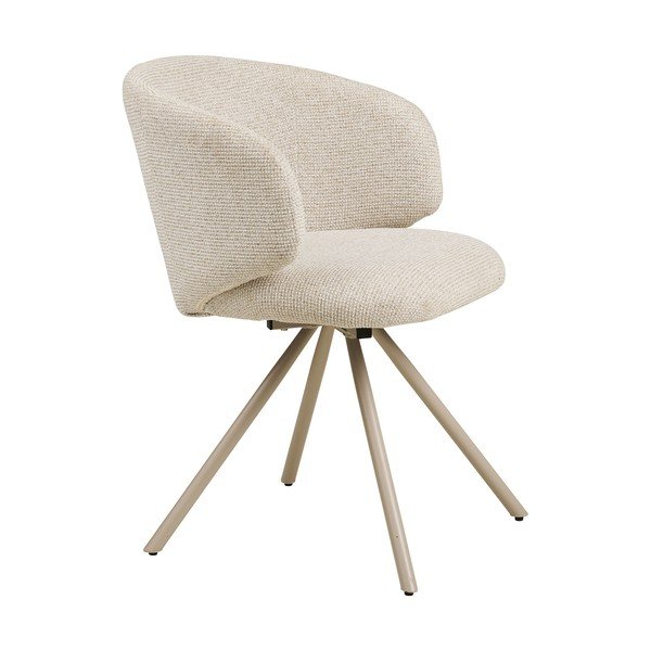 Бежов тапициран трапезен стол Fulham – House Nordic-image-3