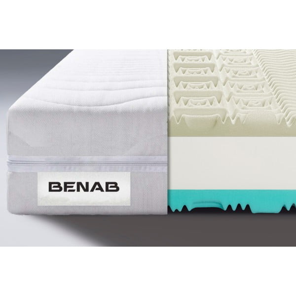 Твърд/средно твърд матрак с пяна с две лица 120x200 cm Visco Comfort – BENAB-image-1