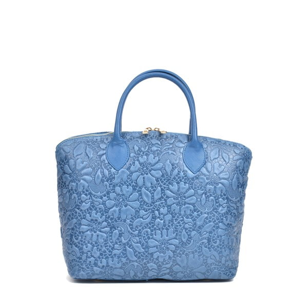 Синя украсена дамска чанта - Anna Luchini