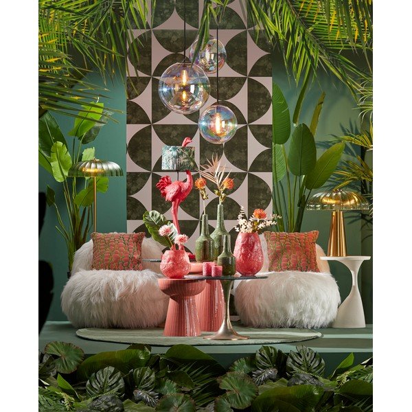 Висящо осветително тяло със стъклен абажур ø 30 cm Medina – Light & Living-image-4