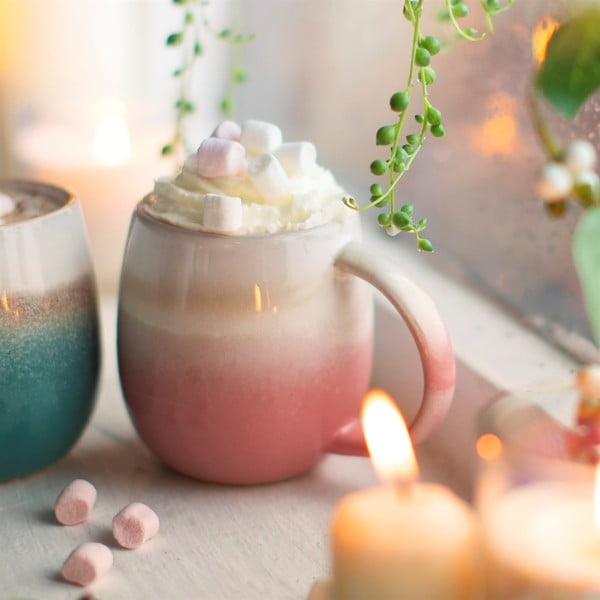 Чаша Dip Glazed Pink - Sass & Belle-image-1