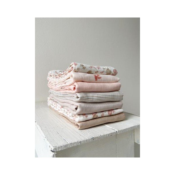 Розови/бежови муселинови пелени 2 бр. 70x70 cm Bows – Cam Cam Copenhagen-image-3