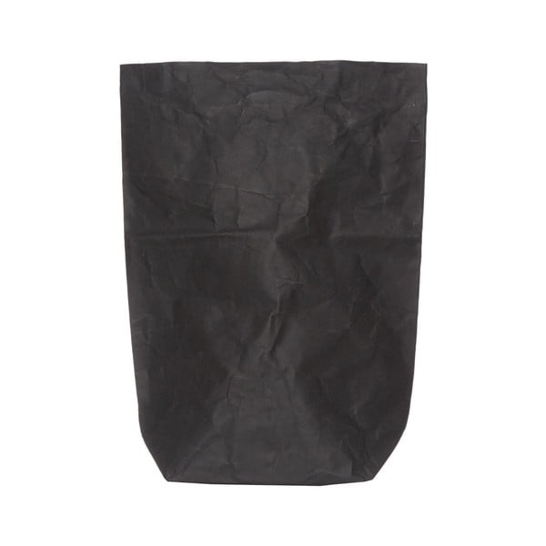 Черно покривало за саксия за растения от миеща се хартия, височина 62 cm - Furniteam