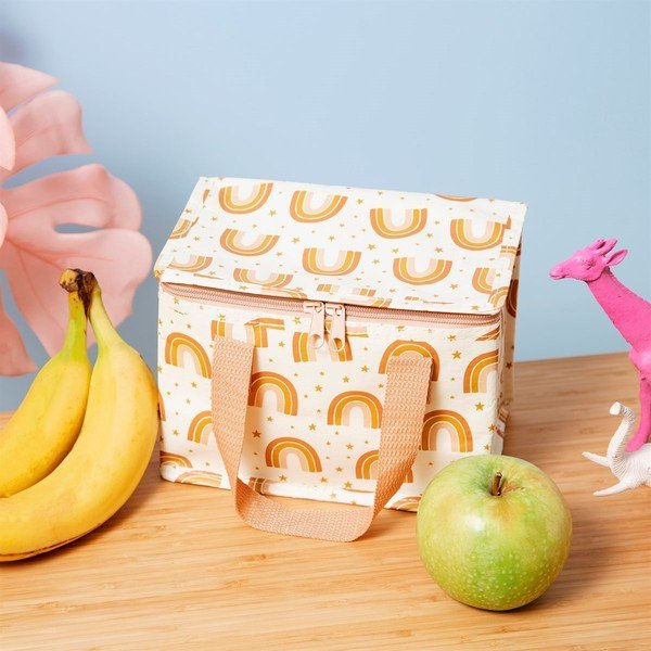 Оранжева и розова термочанта за храна Earth Rainbow - Sass & Belle-image-1