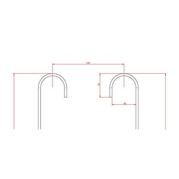 Черен висящ рафт за баня Origin - Metaltex-image-3