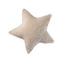 Светлокафява детска възглавница за диван от букле Star – Wigiwama