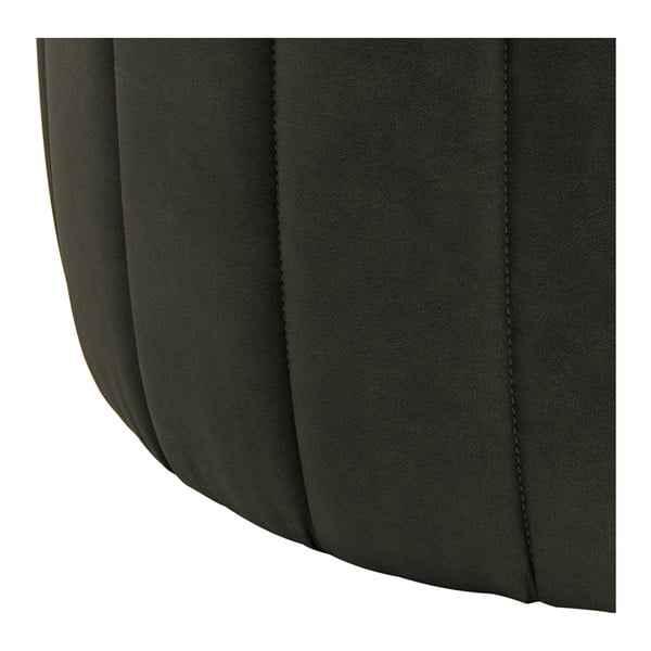 Маслиненозелен пуф от изкуствена кожа , ⌀ 60 cm Doria - Actona-image-2