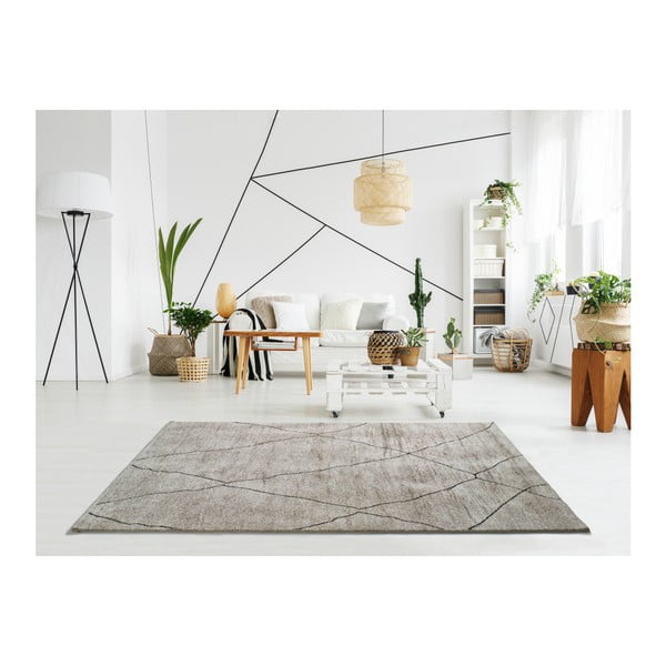 Бежов килим Hydra Beige, 140 x 200 cm - Universal-image-1