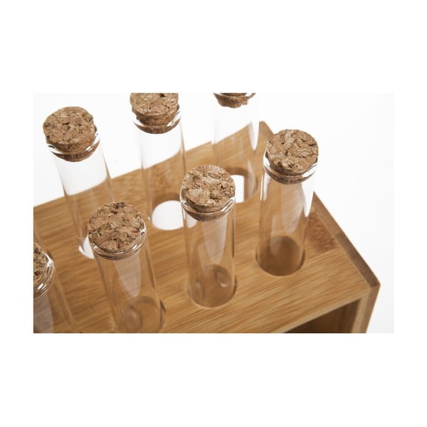 Set 12 zkumavek a stojánku Bambum Vanilla-image-1