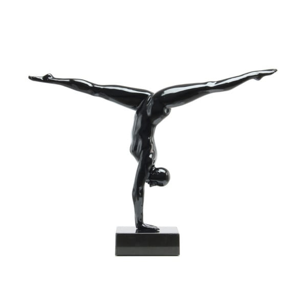 Черна декоративна статуетка на спортист - 360 Living