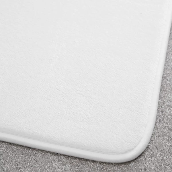 Бели килими за баня в комплект от 2 бр. WC от мемори пяна 50x80 cm Anti-Bacterial – Catherine Lansfield-image-2