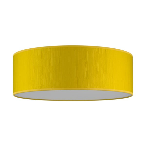 Жълта лампа за таван XL, ⌀ 45 cm Doce - Sotto Luce