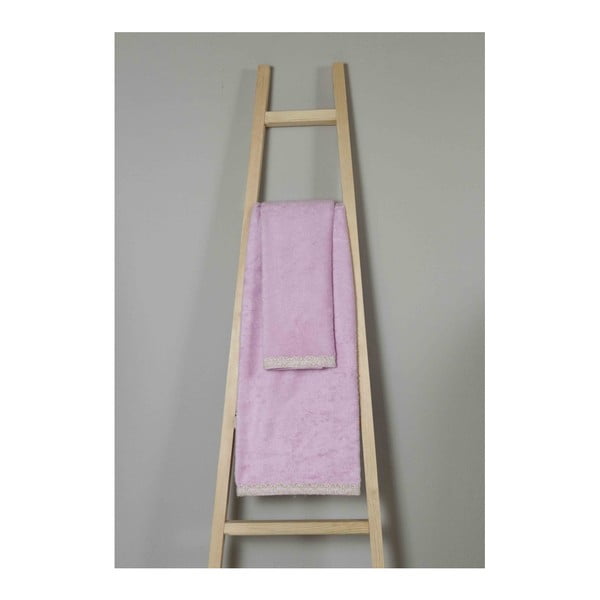 Комплект от 2 светлолилави кърпи от памук и бамбук Relax - My Home Plus