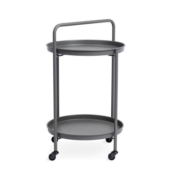 Стоманена маса за сервиране ø 44,5 cm Austin – Bizzotto-image-1