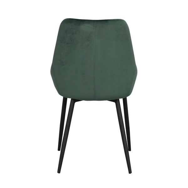 Тъмнозелени кадифени столове за хранене в комплект от 2 Sierra - Rowico-image-4