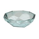 Синя купа от рециклирано стъкло Камък, ø 25 cm - Mauro Ferretti