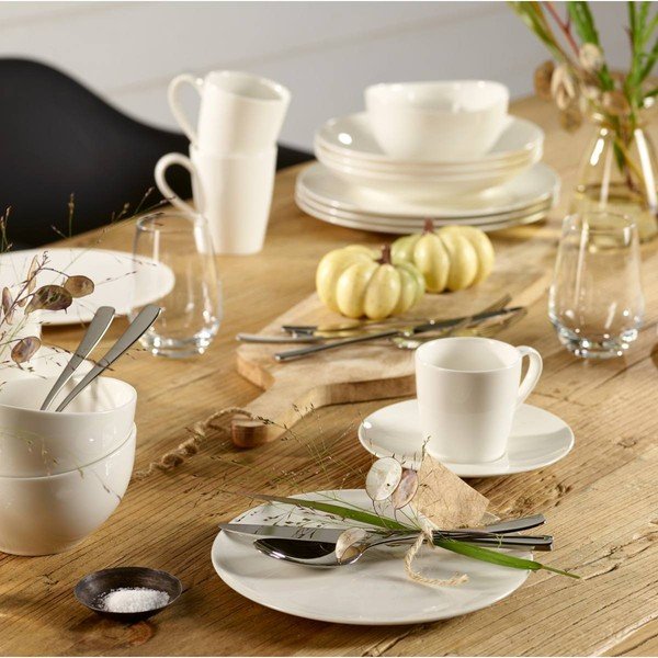 Bílý porcelánový talíř na salát Like by Villeroy & Boch Group White, 21 cm-image-1