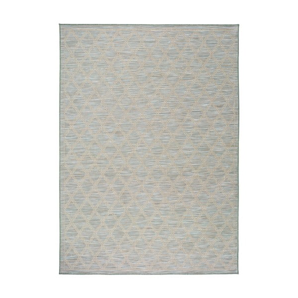 Тюркоазен килим Kiara, подходящ за употреба на открито, 170 x 120 cm - Universal