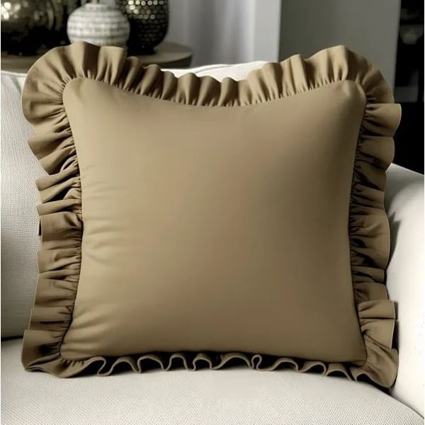 Калъфка за възглавница със смес от памук 40x40 cm Ruffled – Mila Home