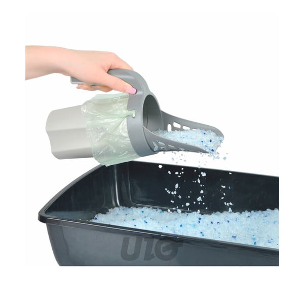 Светлосива лопатка 16x11 cm – Love Story-image-1