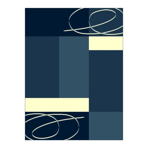 Modrý koberec Hanse Home Prime Pile, 60 x 110 cm