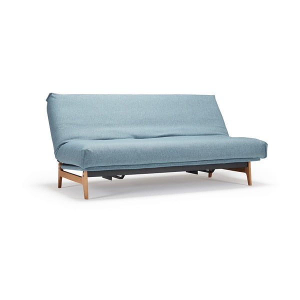 Светлосин разтегателен диван със свалящо се покривало Elegant Mixed Dance Light Blue, 81 x 200 cm Aslak - Innovation