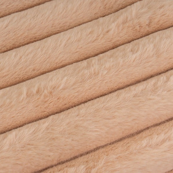 Светлокафяво одеяло от микроплюш 130x160 cm Fur Velvet – Casa Selección-image-3