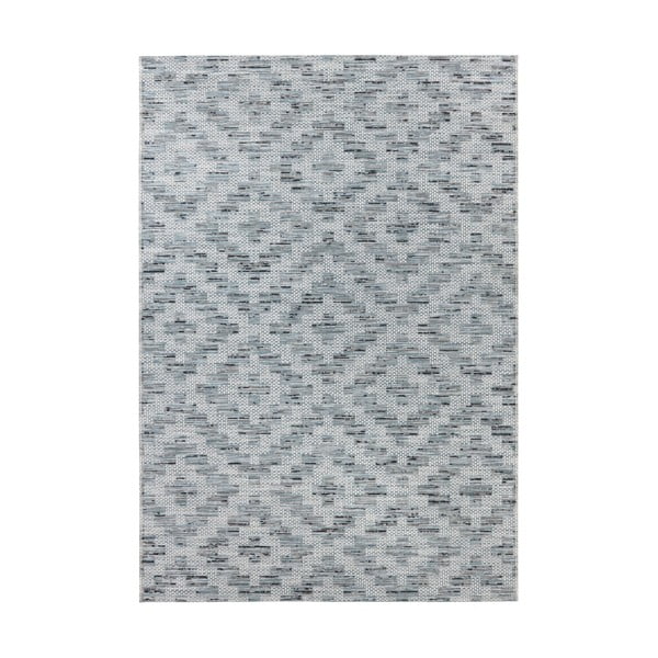 Синьо-сив килим за открито Curious Creil, 192 x 290 cm - Elle Decoration