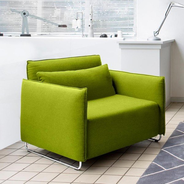 Сгъваем фотьойл в зелен цвят Cord - Softline-image-1