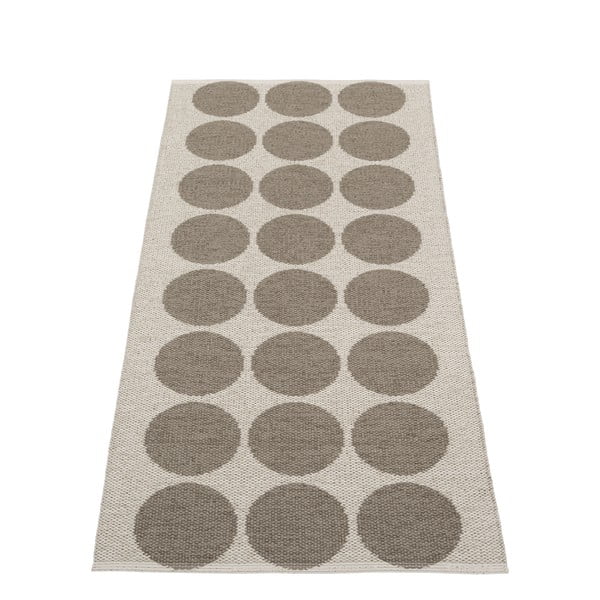 Кафява и бежова пътека за открито и закрито 70x160 cm Hugo Walnut Linen – Pappelina-image-2