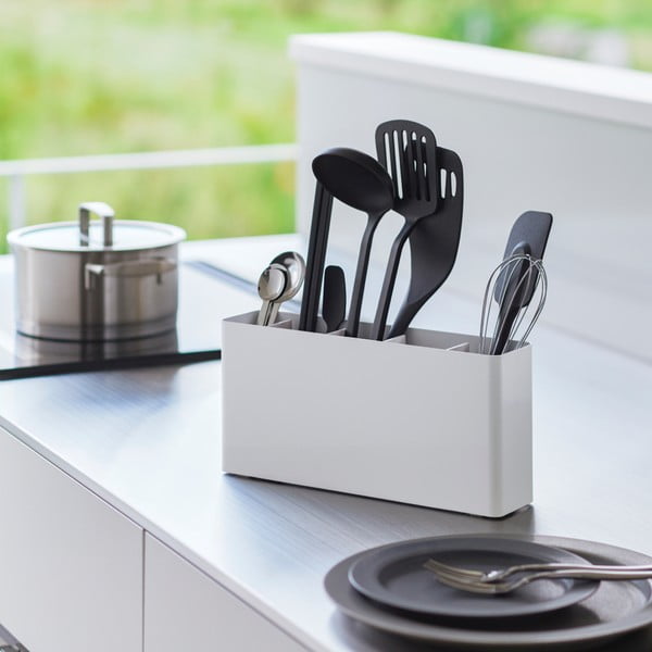 Метална стойка за кухненски прибори Tower - YAMAZAKI-image-1