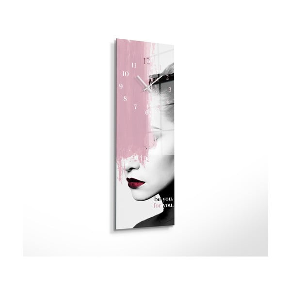 Стъклен стенен часовник Be you - Styler-image-2