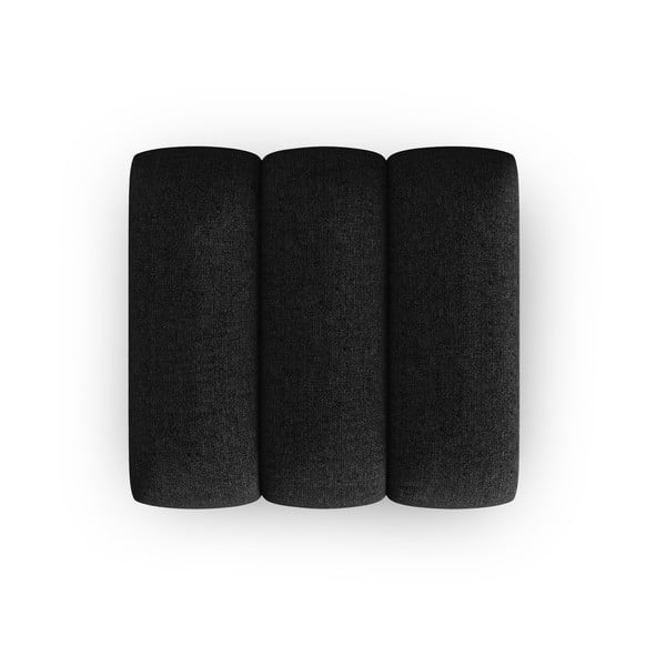 Черно-антрацитна табуретка за крака Lupine – Micadoni Home-image-2