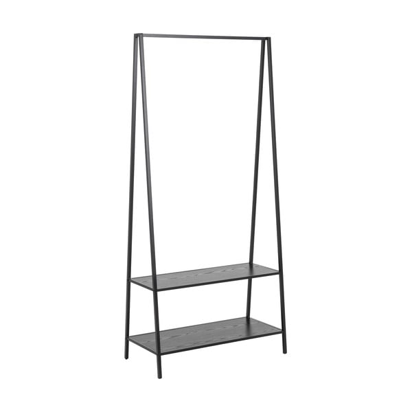 Черна стойка за дрехи от декор от ясен Seaford – Actona-image-2