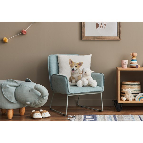 Детска възглавница от памучен сатен 45x45 cm The Cutest Ones – Butter Kings-image-1