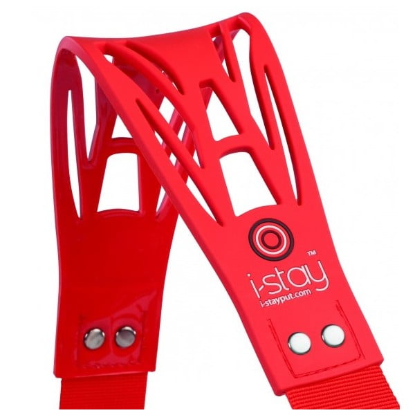 Protiskluzavý ergonomický ramenní popruh i-stay, červený
