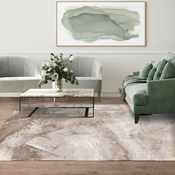 Бежов килим 80x150 cm Stellar Beige Natural – Asiatic Carpets-image-1