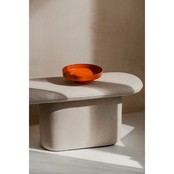 Бежова вълнена подплатена пейка Rull – noo.ma-image-4