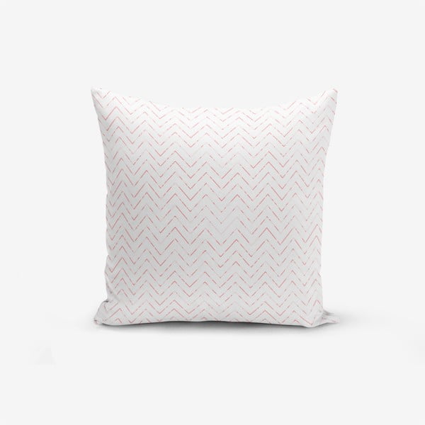 Калъфка за възглавница от памучна смес Fusya Colorful Zigzag Modern, 45 x 45 cm - Minimalist Cushion Covers