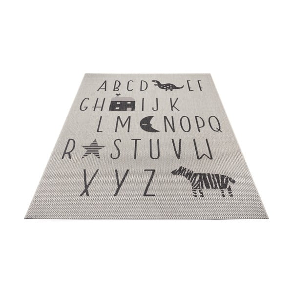 Кремав детски килим Писма, 160 x 230 cm - Ragami-image-2