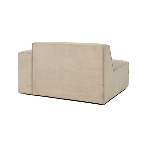 Бежов велурен модул на дивана (десен ъгъл) Sting - Scandic-image-3