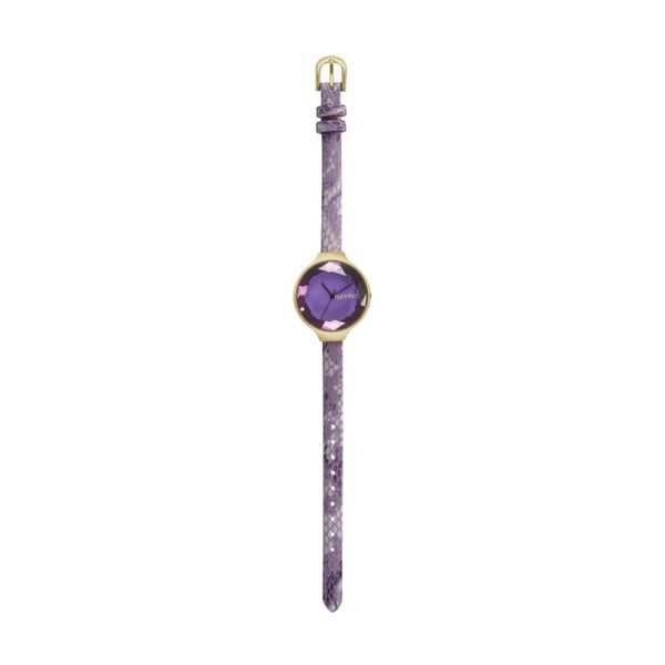Dámské fialové hodinky s koženým řemínkem Rumbatime Orchard