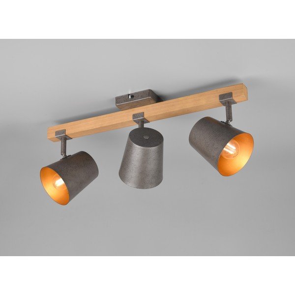 Прожектор в тъмносив и естествен цвят 14x54 cm Bell – Trio-image-1
