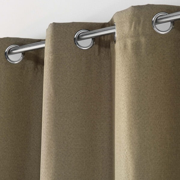 Кафява затъмняваща завеса 135x240 cm Tissea – douceur d'intérieur-image-1