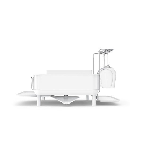 Бяла стоманена тавичка за оттичане – simplehuman-image-4