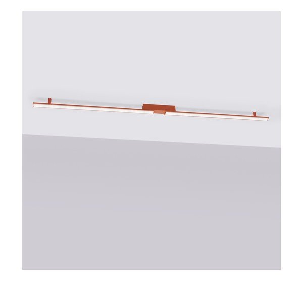 Алуминиево LED осветително тяло за таван в тухлен цвят 4x181 cm LAGOM – Thoro-image-4
