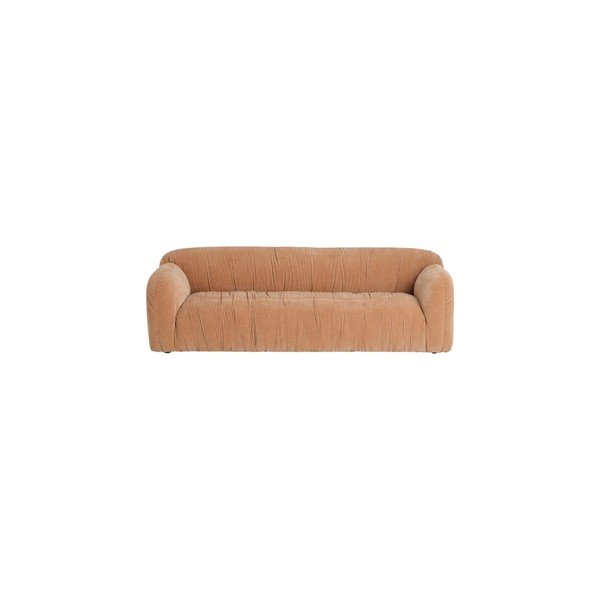 Сиво-бежов шенилов диван 221 cm Elvisa – Ellos Home-image-2