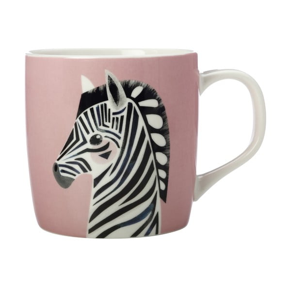 Розова порцеланова чаша Pete Cromer Zebra, 375 ml - Maxwell & Williams